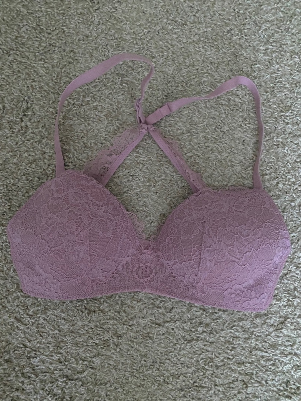 Auden lavender lace bralette XS